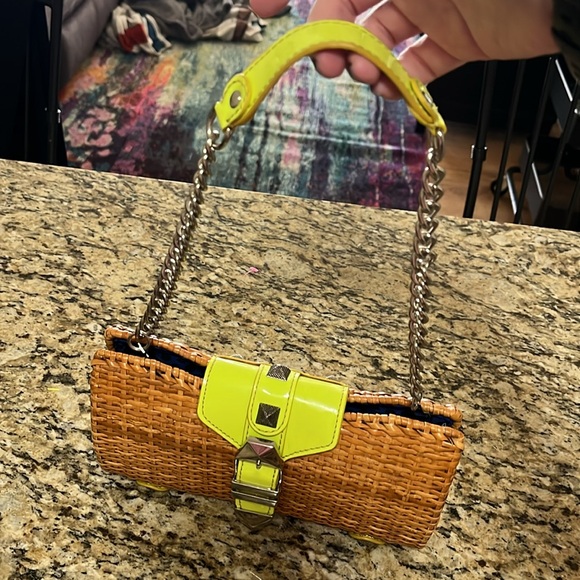 Rebecca Minkoff wicker shoulder bag - Picture 7 of 9